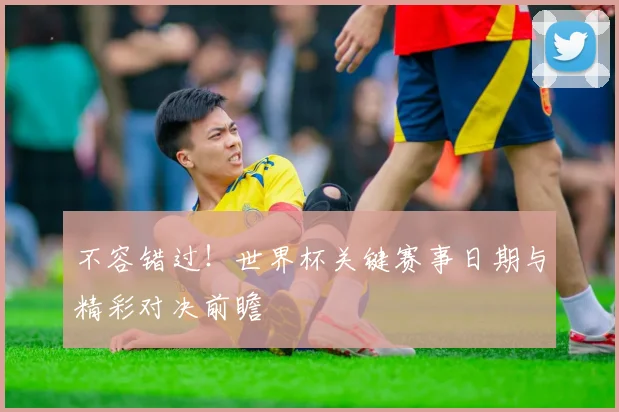 不容错过！世界杯关键赛事日期与精彩对决前瞻